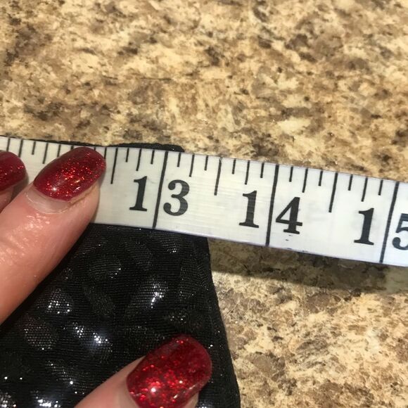 Loft Petite Size 00P Metallic Mini Skirt Black - Picture 6 of 8